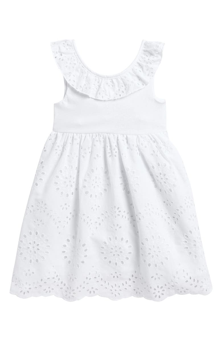 BLUEBERRY Kids' Eyelet Knit Dress, Main, color, 