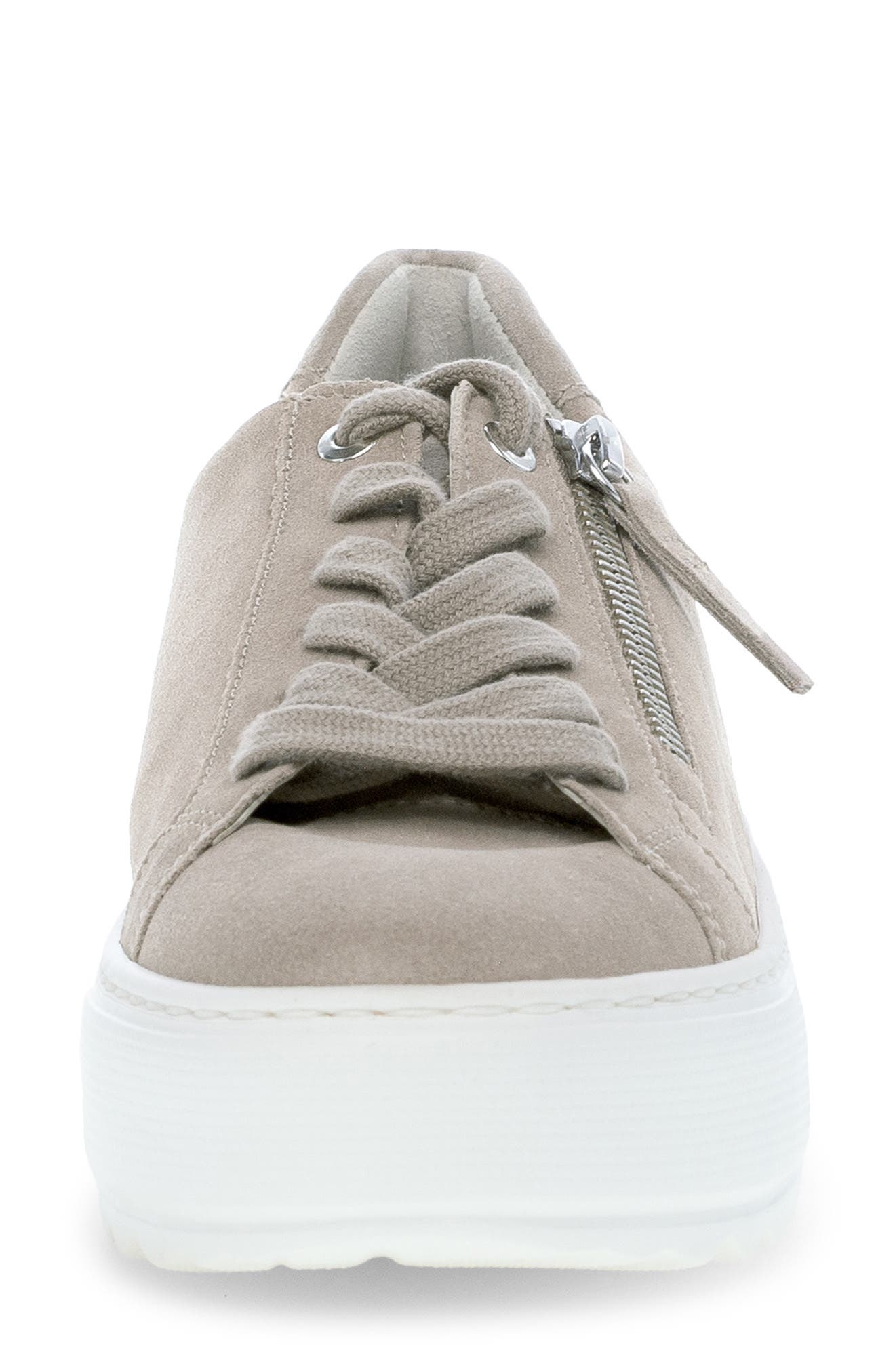 Gabor 46.498 Platform Zip Sneaker, Alternate, color, Silk