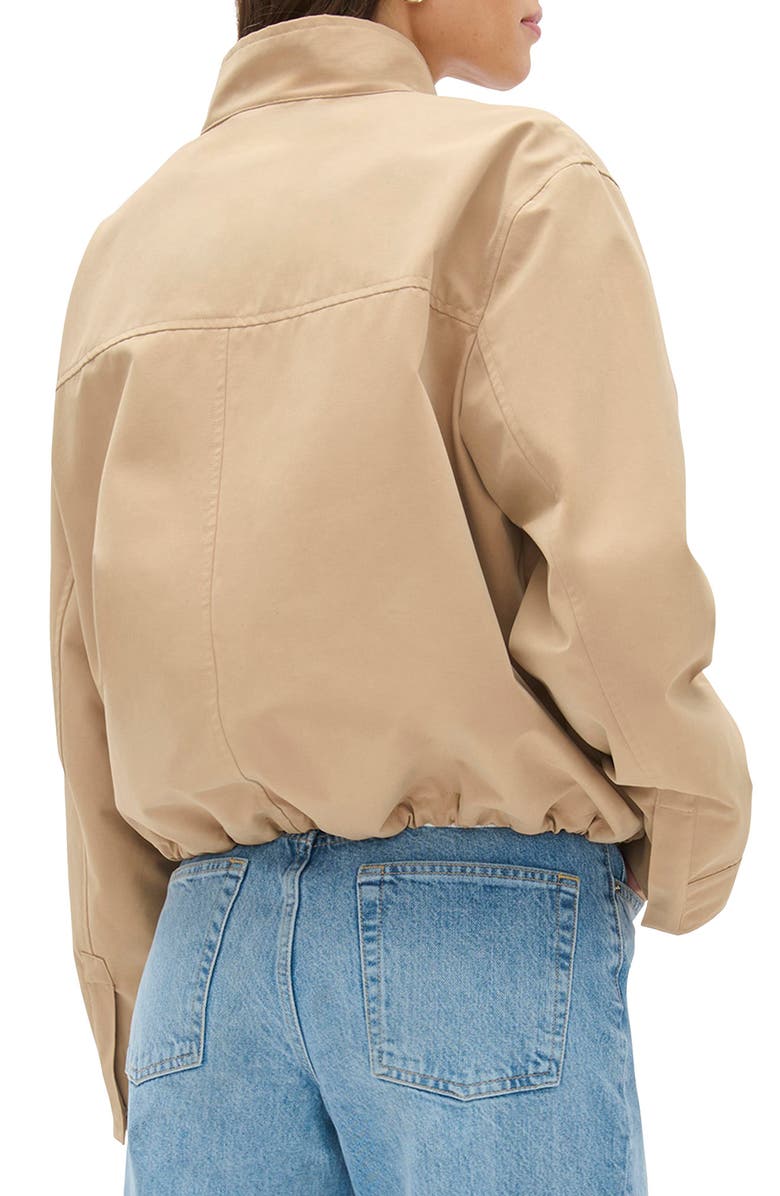 ALIGNE Brody Bubble Hem Jacket, Alternate, color, Camel
