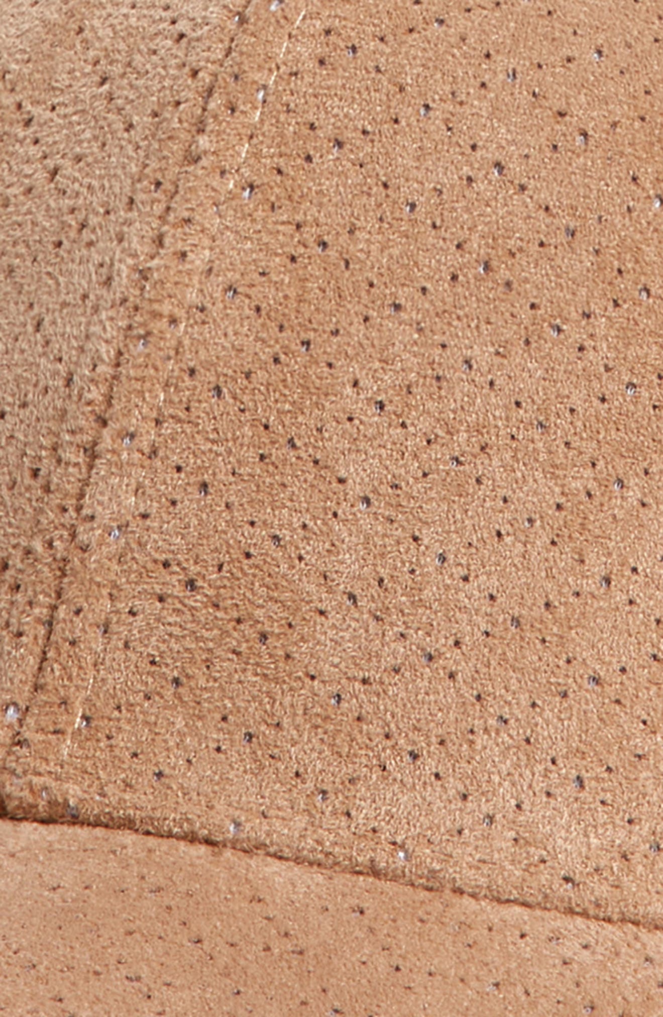 BP. Perforated Faux Suede Baseball Cap (Women) | Nordstromrack