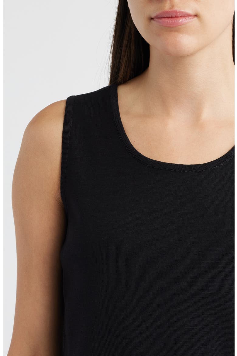 Scoop Neck Tank, Alternate, color, BLACK