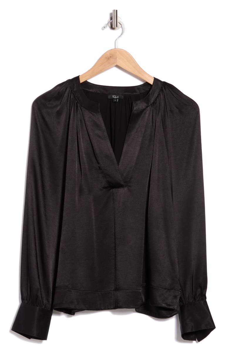 Rails Wynna Long Sleeve Top, Main, color, Black