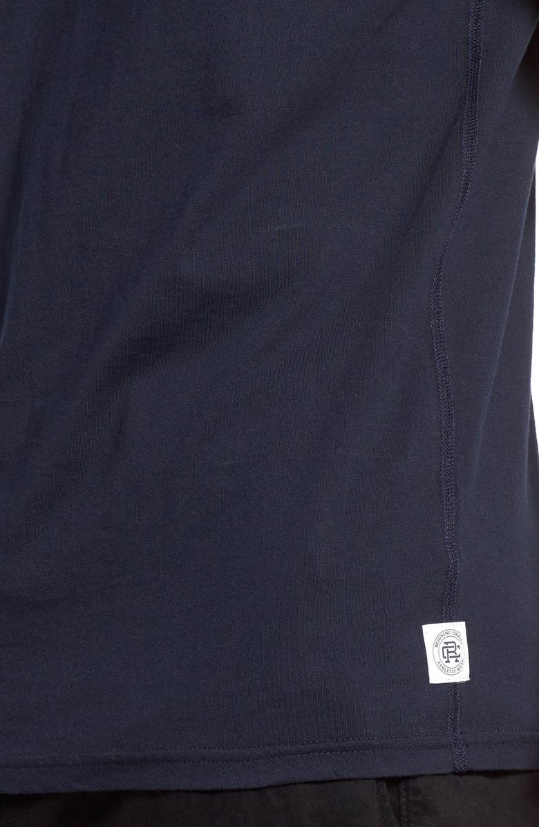 Reigning Champ Lightweight Jersey T-Shirt, Alternate, color, Navy