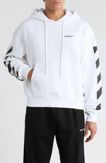 Off-White Diagonal Helvetica Graphic Hoodie