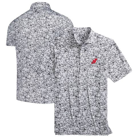Men's johnnie-O  Black/White New Jersey Devils Slapshot Polo
