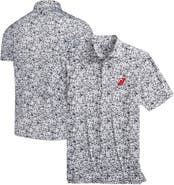 johnnie-O Men's johnnie-O Black/White New Jersey Devils Slapshot Polo
