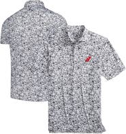 johnnie-O Men's johnnie-O Black/White New Jersey Devils Slapshot Polo