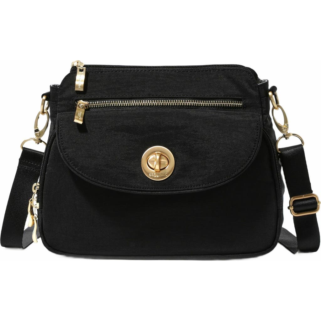 BAGGALLINI Calais Crossbody Bag in Black With Gold Hardware  product