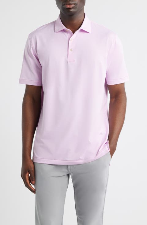 Jubilee Stripe Performance Golf Polo