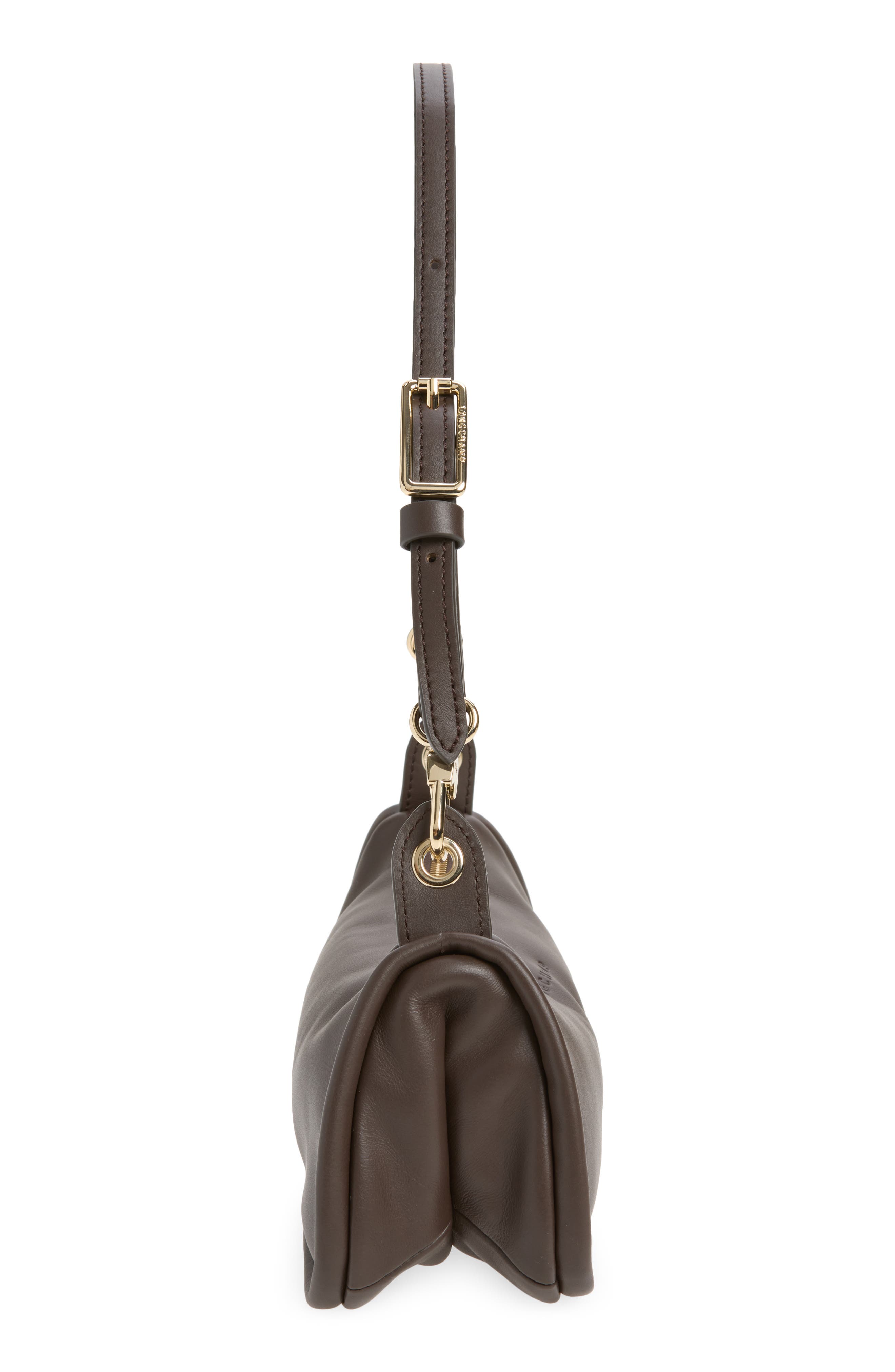 Roseau Leather Shoulder Bag, Alternate, color, MOCHA