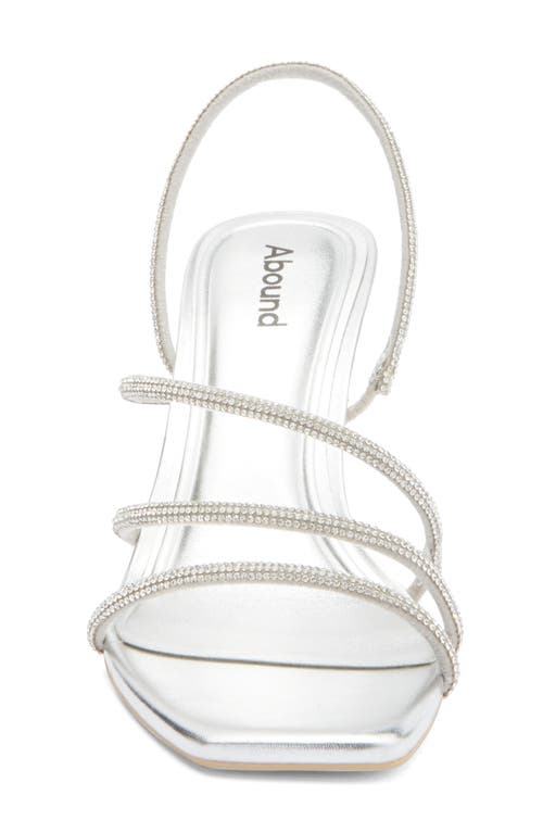 Abound Madelynn Slingback Sandal In Silver