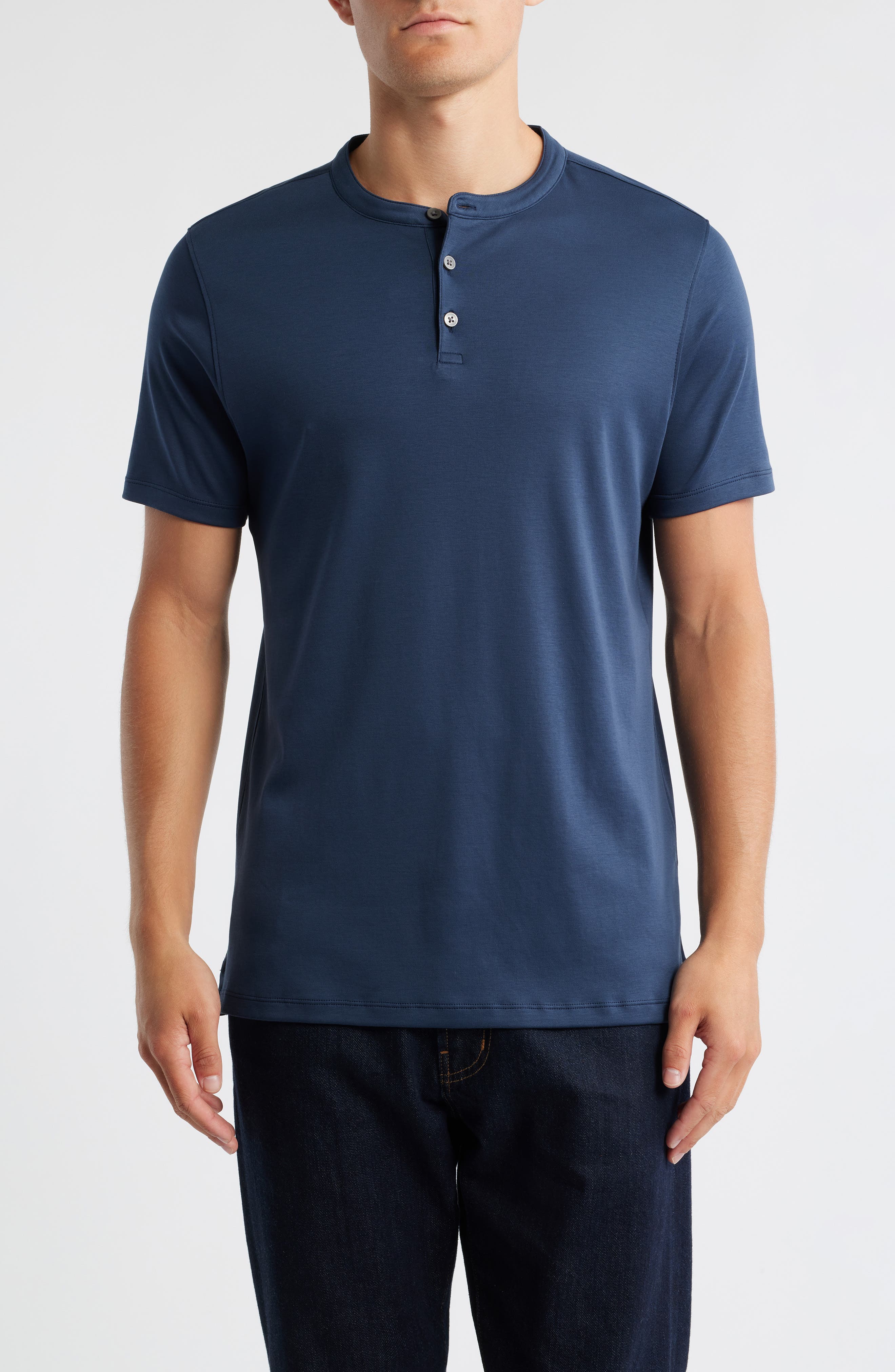 Georgia Solid Henley Shirt - image 3