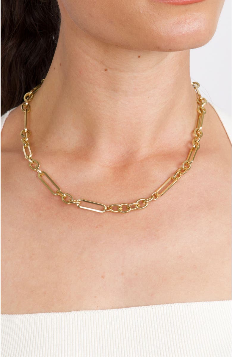 Stella & Dot Alex Chain Necklace, Alternate, color, Gold