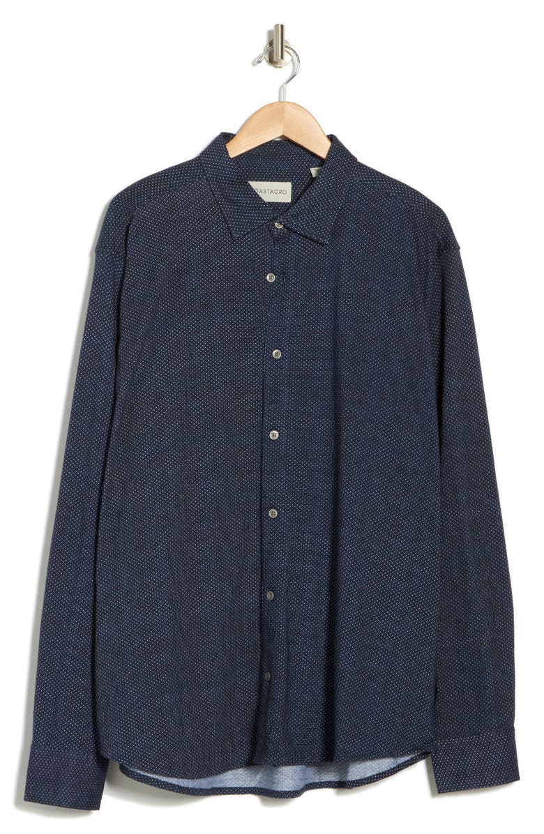 Coastaoro Ohdat Button-Up Shirt, Alternate, color, Navy