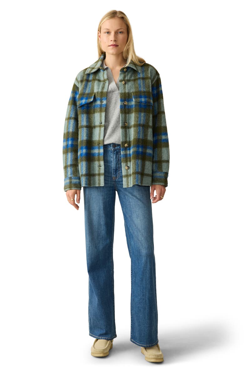 Faherty Cotswold Shirt Jacket, Alternate, color, Oakland Plaid