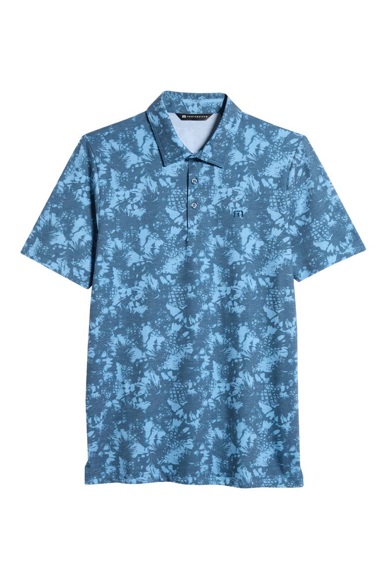 Featherweight Please Tropical Polo, Alternate, color, DARK TEAL
