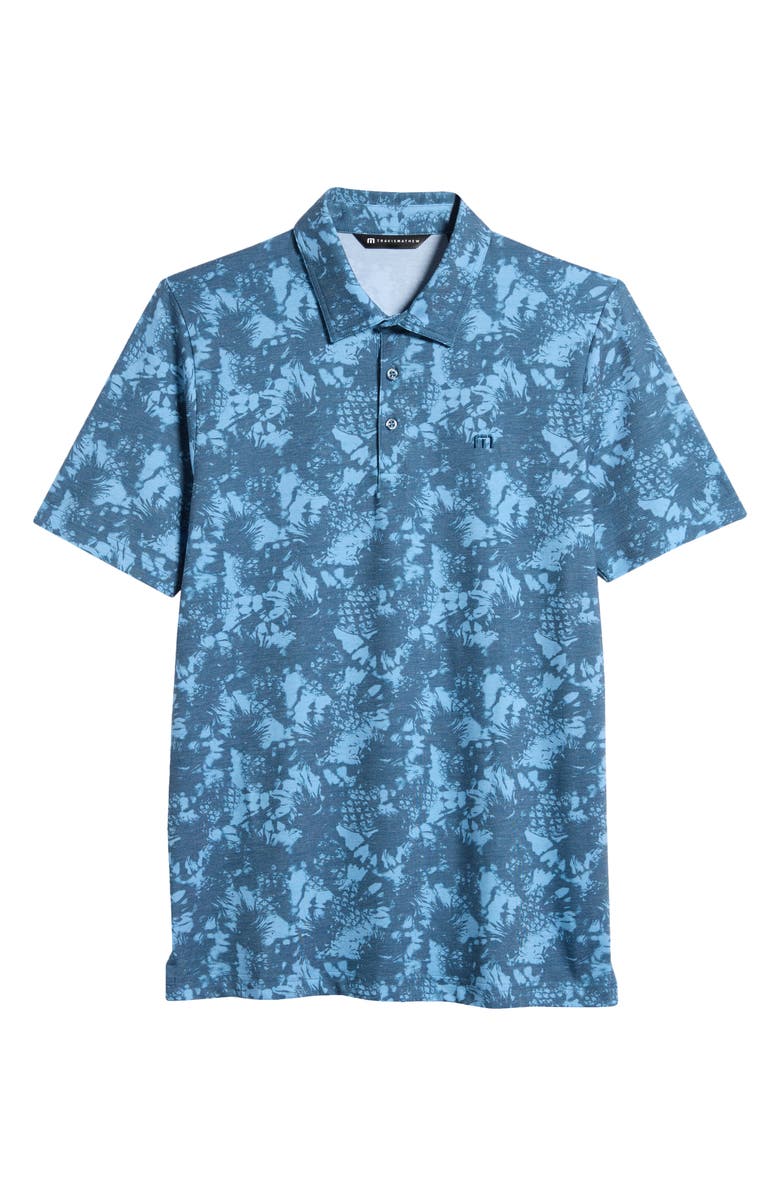 TravisMathew Featherweight Please Tropical Polo, Alternate, color, Dark Teal