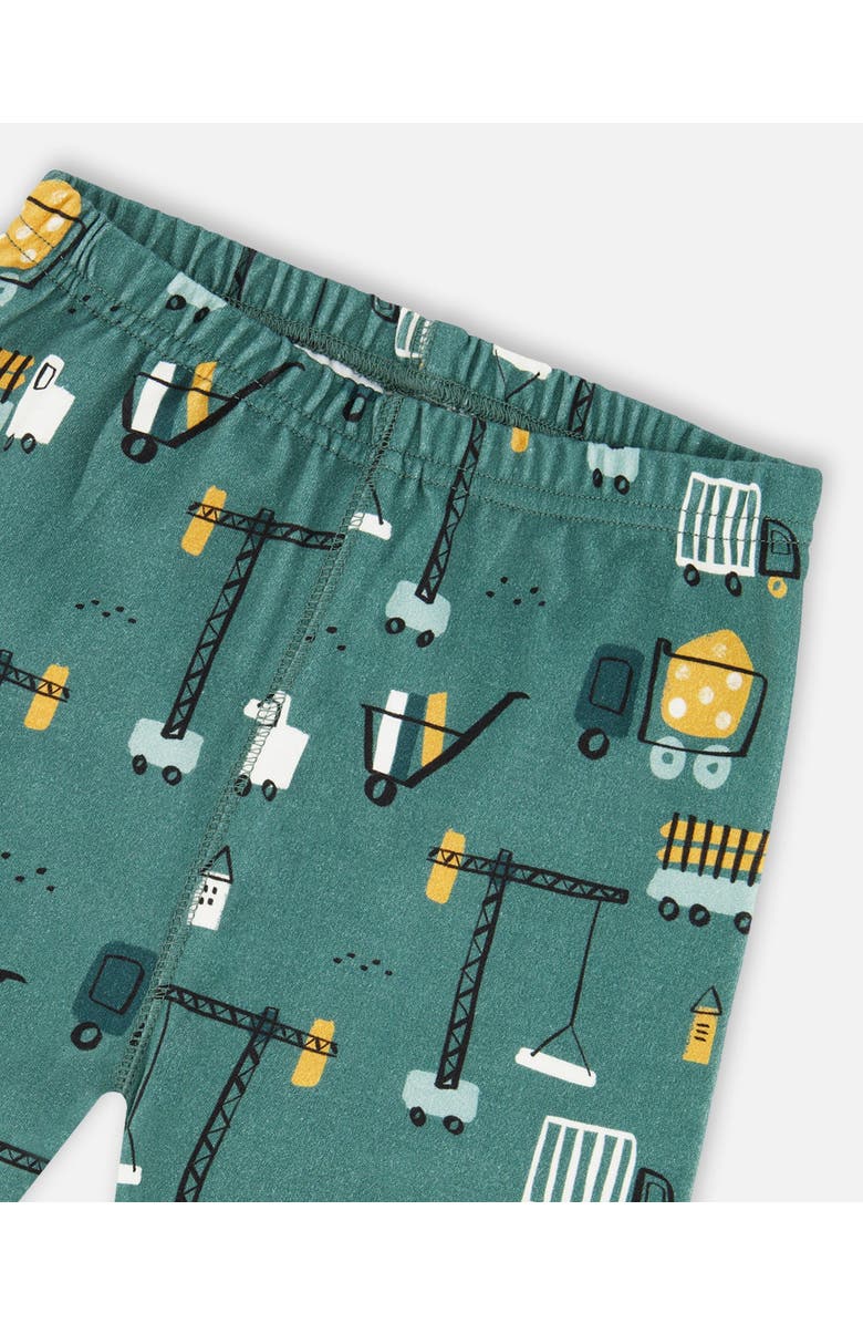 Deux par Deux Two-Piece Organic Cotton Pajama Set Construction, Alternate, color,