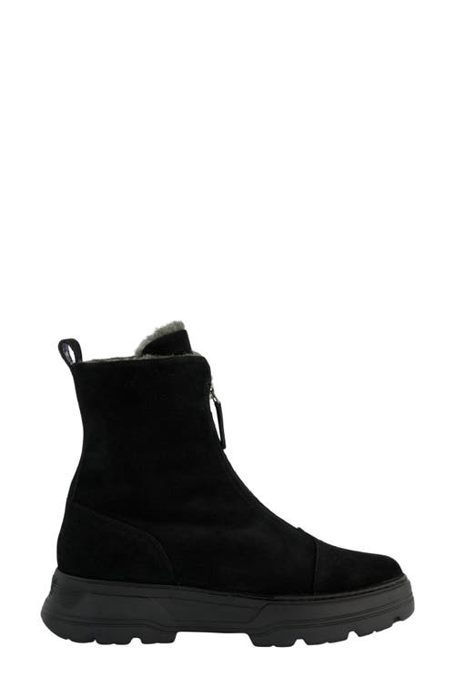 Paul Green Cameo Faux Fur Bootie In Black