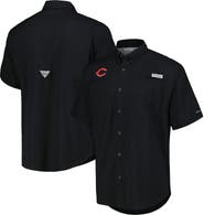 Columbia Men's Columbia Black Cincinnati Reds Tamiami Omni-Shade Button-Down Shirt
