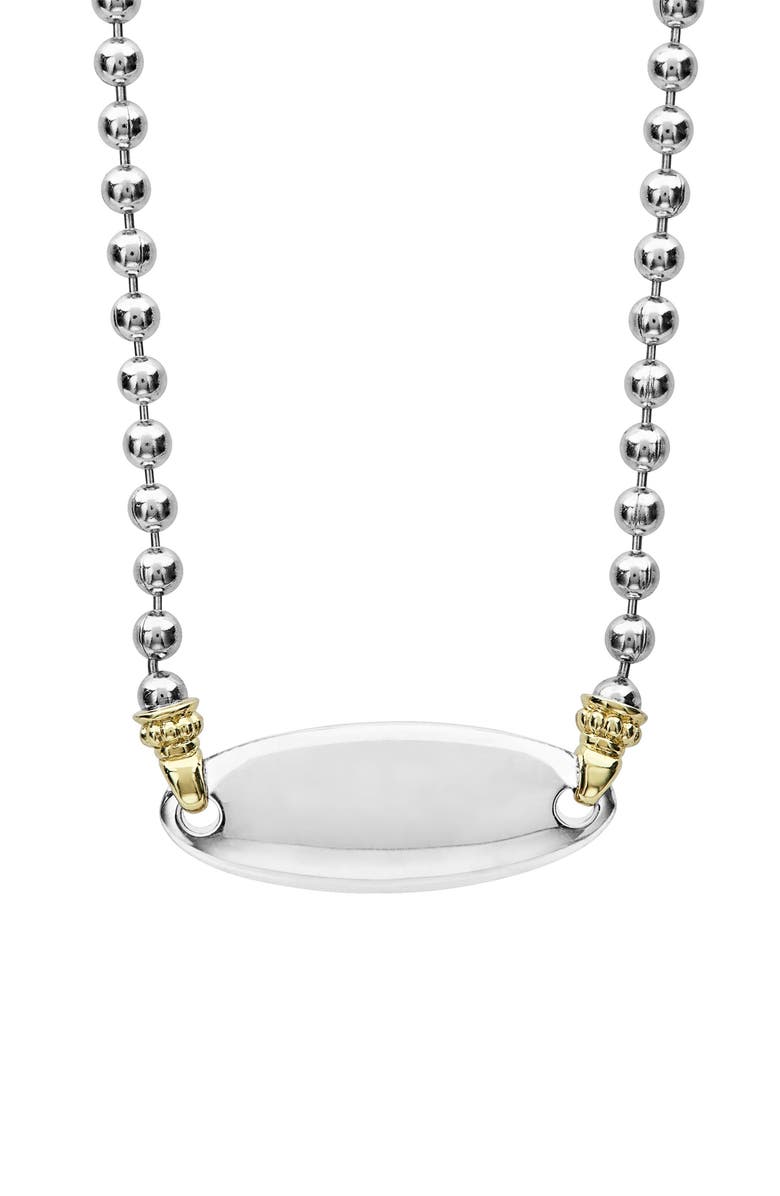 LAGOS Beloved Oval Plate Chain Necklace, Alternate, color,