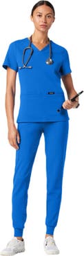 JAANUU Rubi Women's 6-Pocket Slim Knit Scrub Jogger