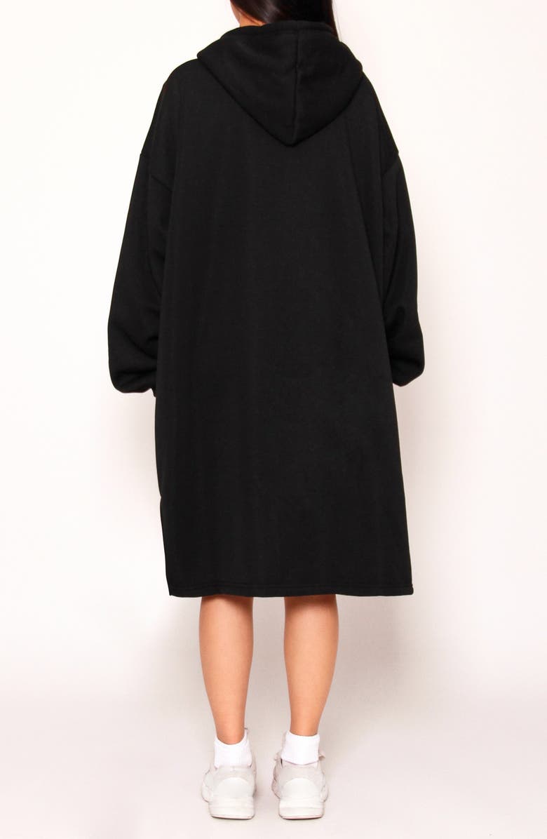 Absence of Colour Kuben Hoodie Midi Dress, Alternate, color, 