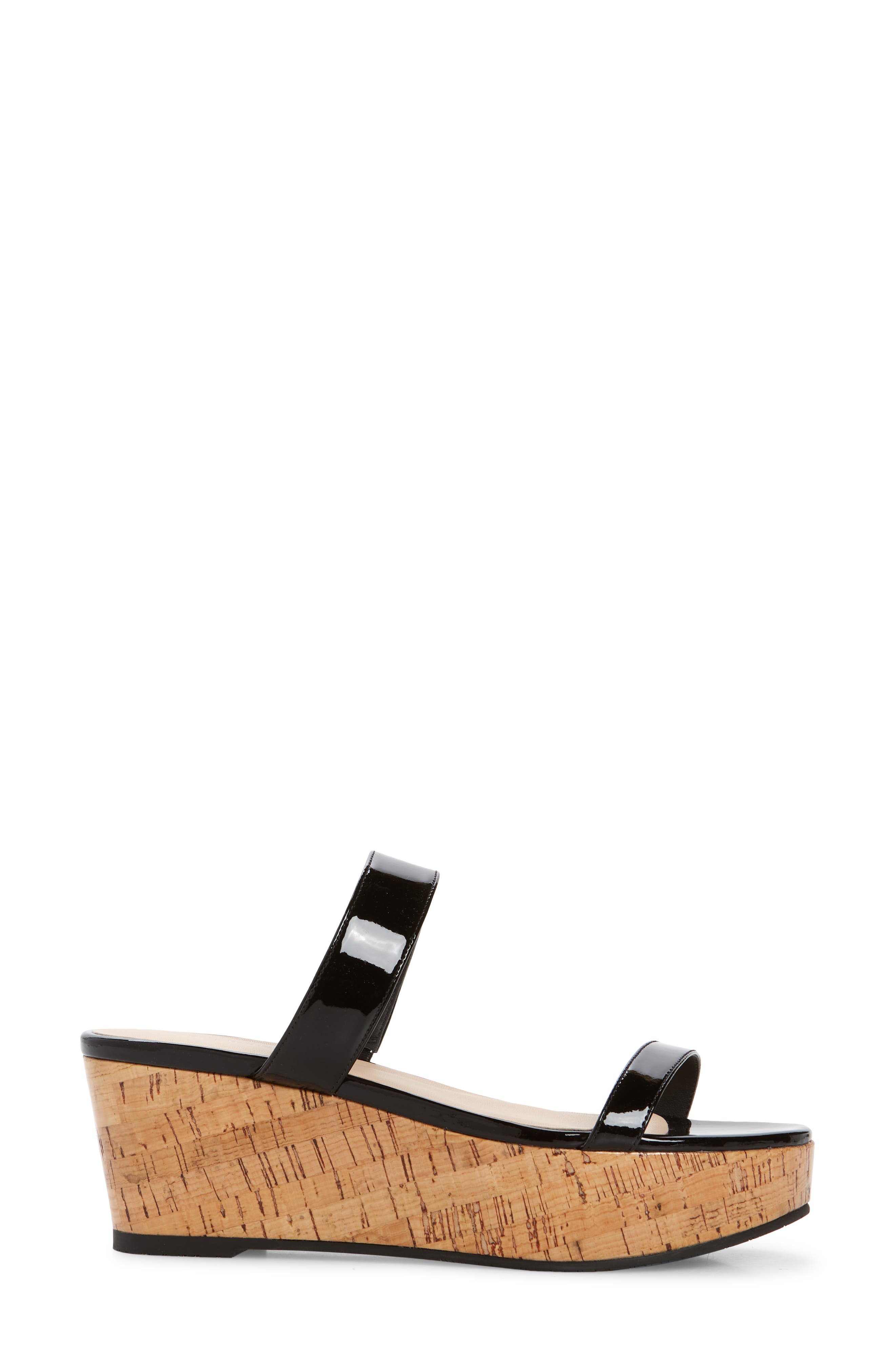 Stuart Weitzman Boardwalk Flat Wedge Slide Sandal, Alternate, color, 