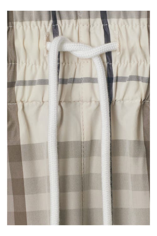 Burberry Check Deck Shorts In Cotton