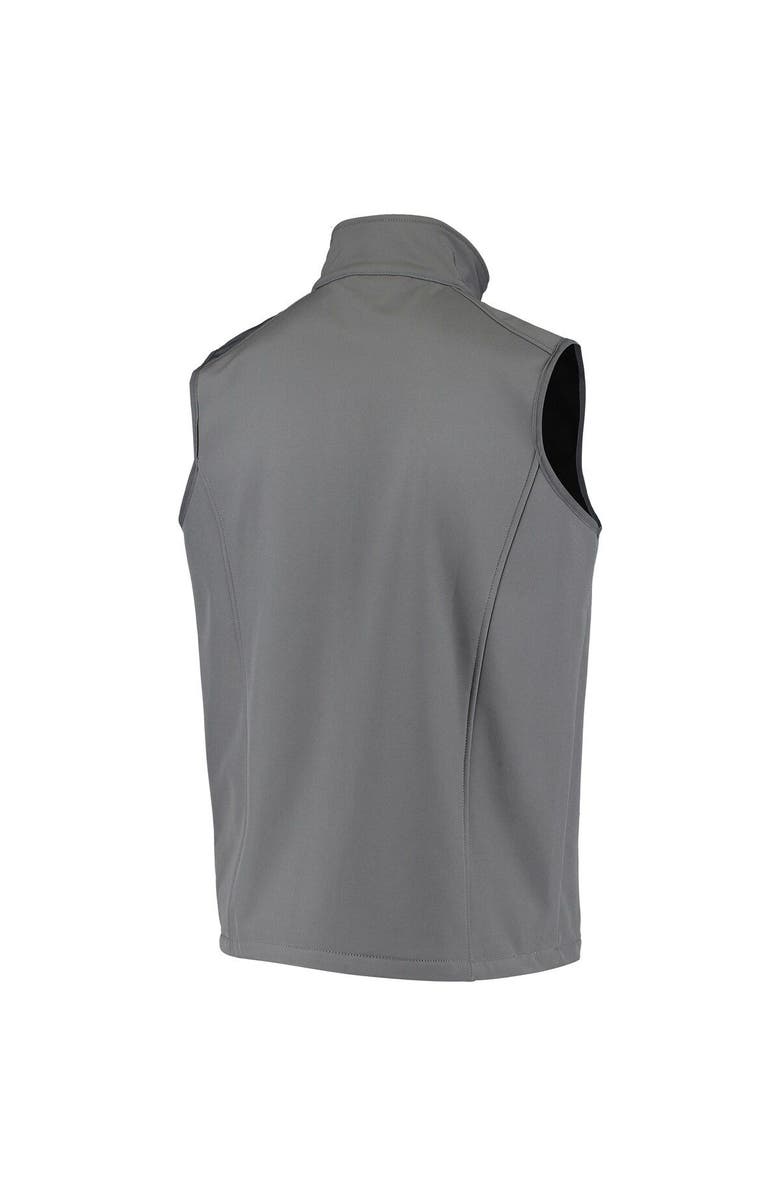 DUNBROOKE Men's Dunbrooke Pewter Tampa Bay Buccaneers Circle Archer Softshell Full-Zip Vest, Alternate, color, 