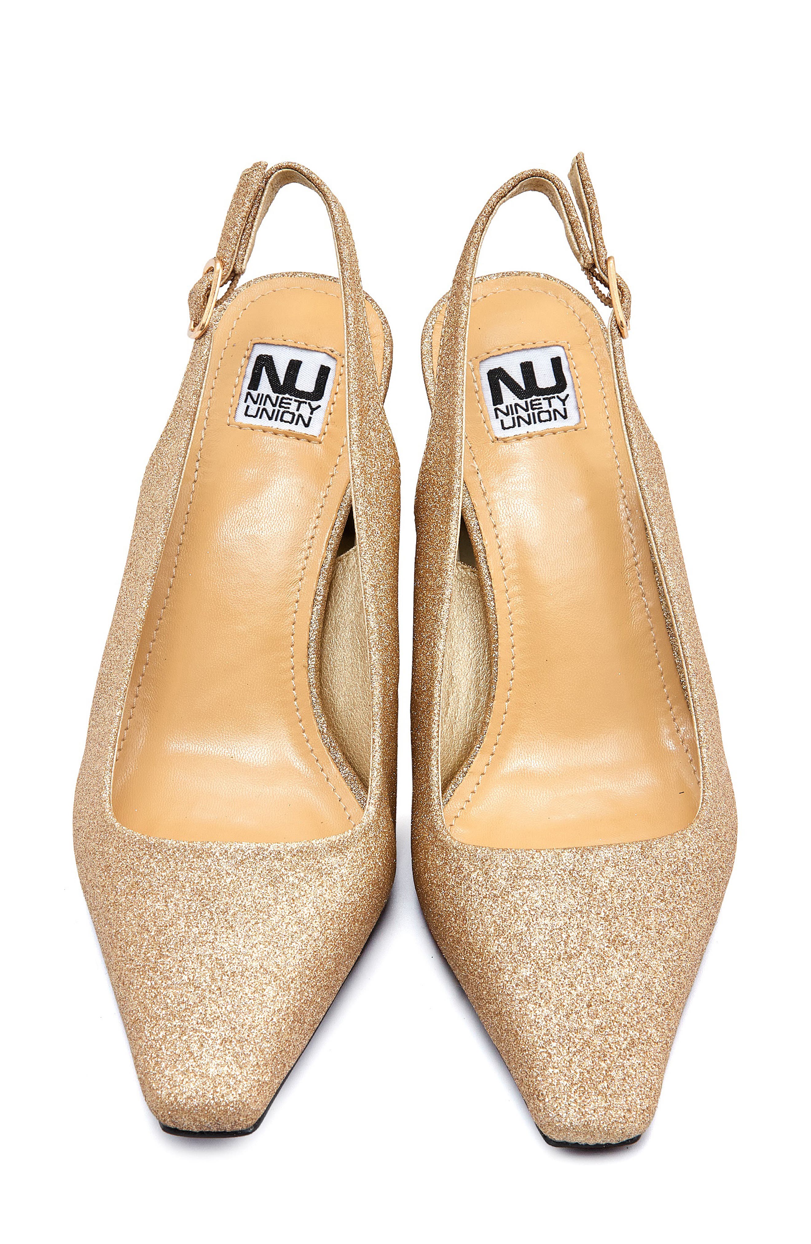Boca Slingback Pump, Alternate, color, GOLD