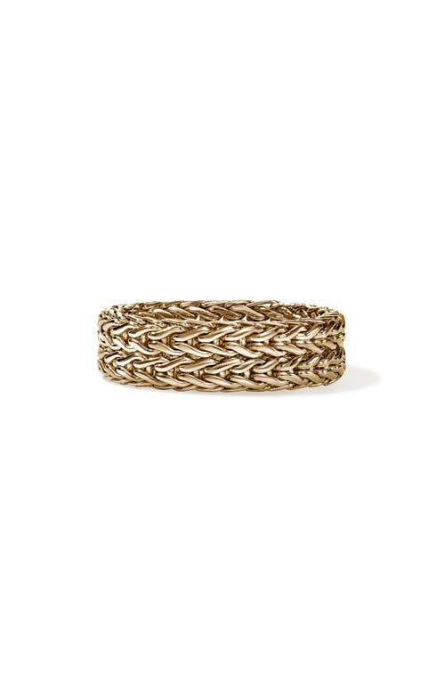 John Hardy Rata 14k Gold 6mm Chain Band In Gold