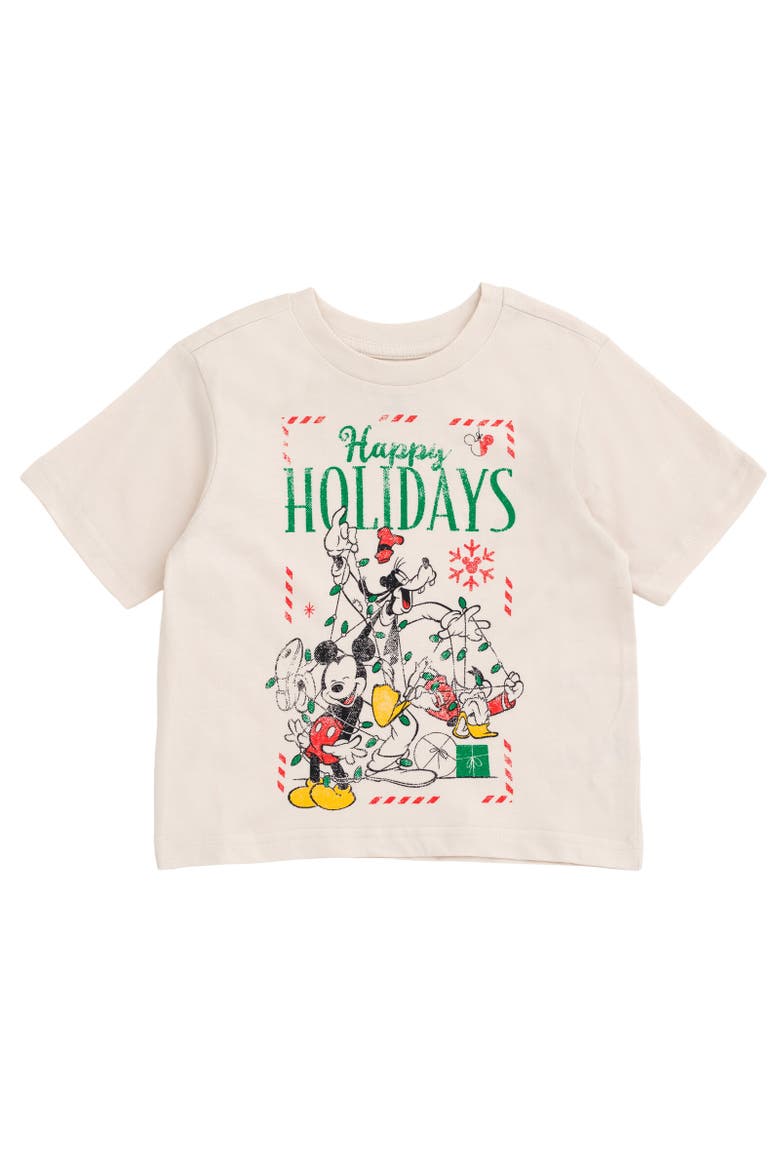 Mickey Mouse & Friends T-Shirt, Main, color, Beige
