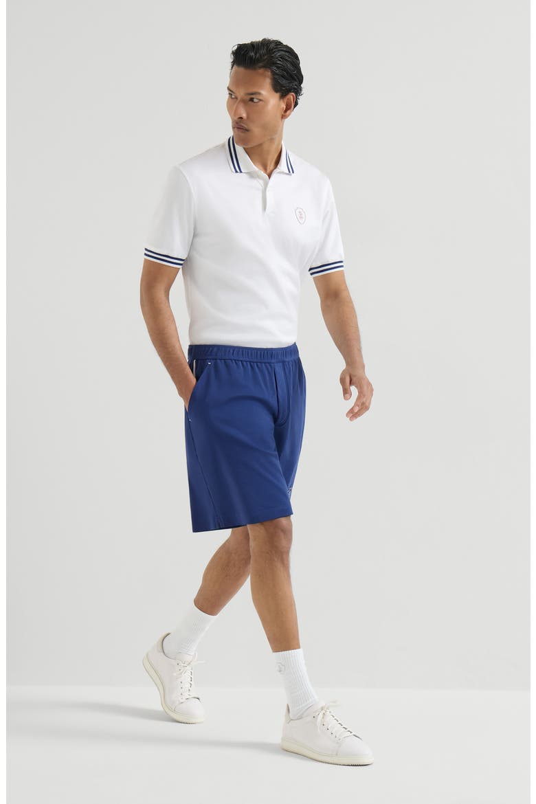 Interlock Bermuda shorts, Alternate, color, Avio Blue