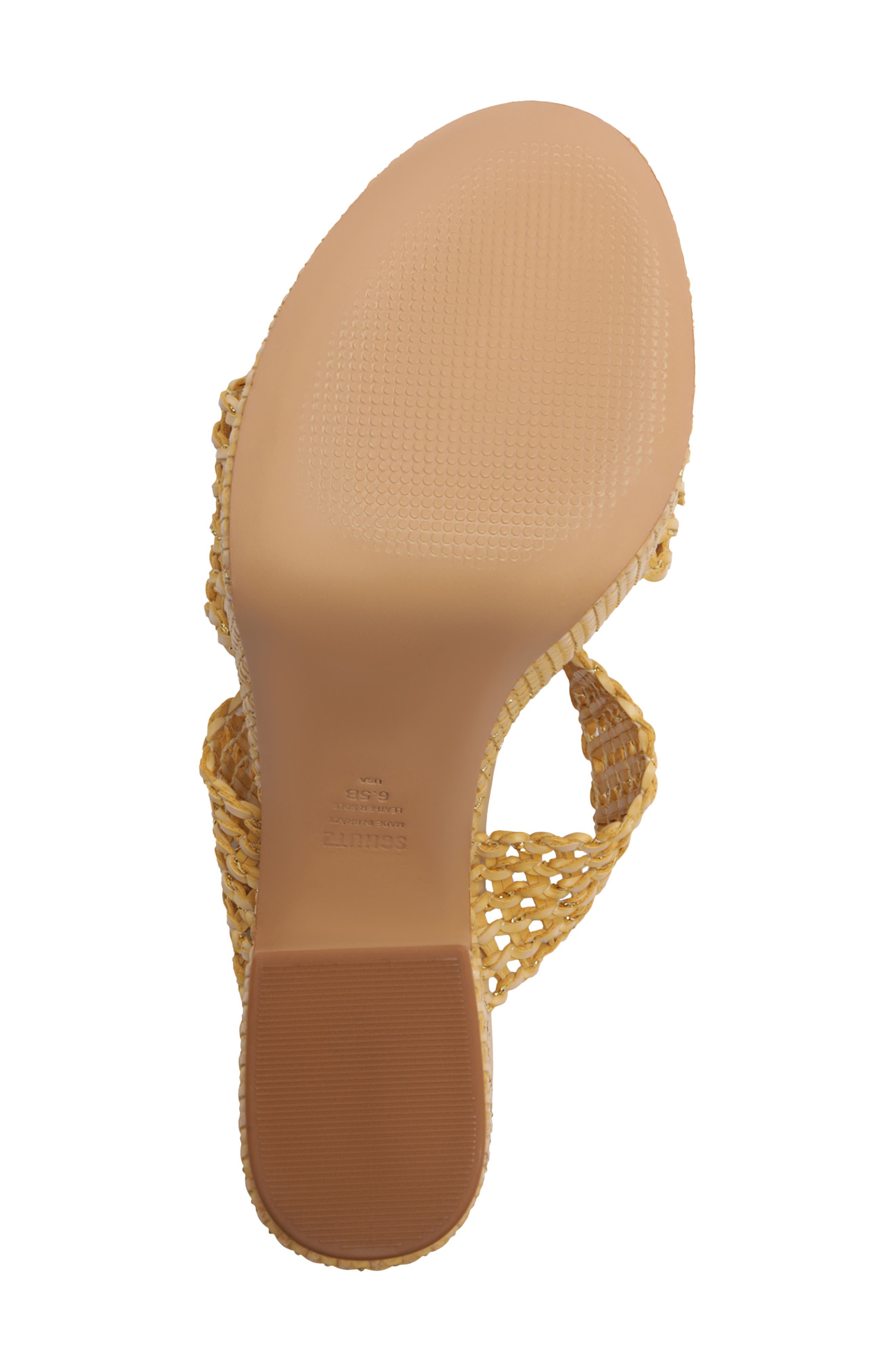 Schutz Aberdeen Platform Sandal, Alternate, color, Beige