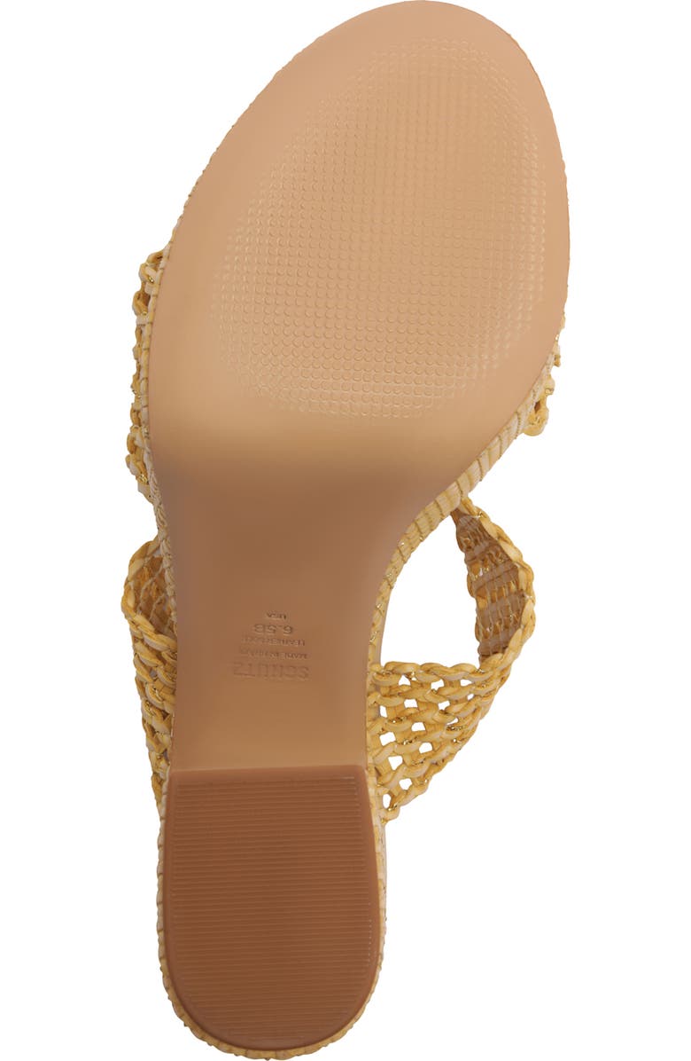 Schutz Aberdeen Platform Sandal, Alternate, color, Beige