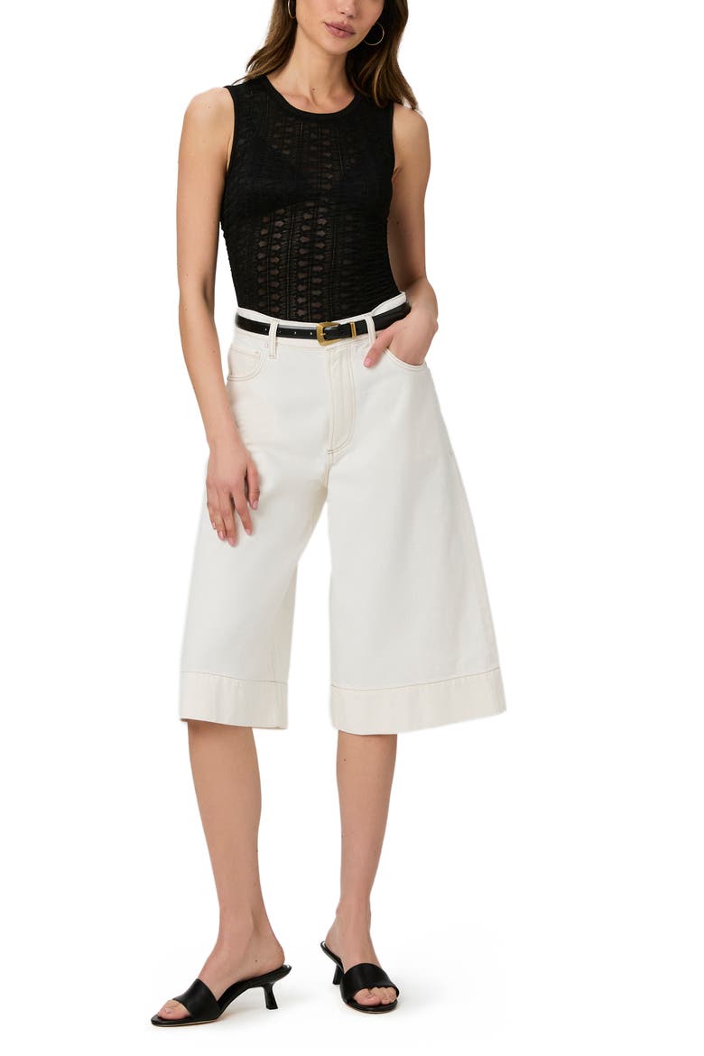 Aela Sheer Mesh Embroidered Tank, Alternate, color, BLACK