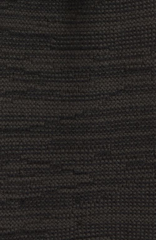 Johnstons Of Elgin Textured Broken Stripe Cashmere Scarf In Brown