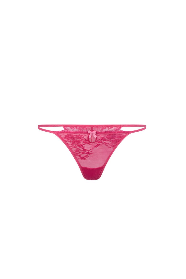 Margeaux G-String Panties, Alternate, color, Dark pink