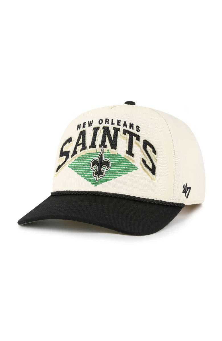 '47 Men's '47 Cream New Orleans Saints Pomona Rope Hitch Adjustable Hat, Main, color, Cream
