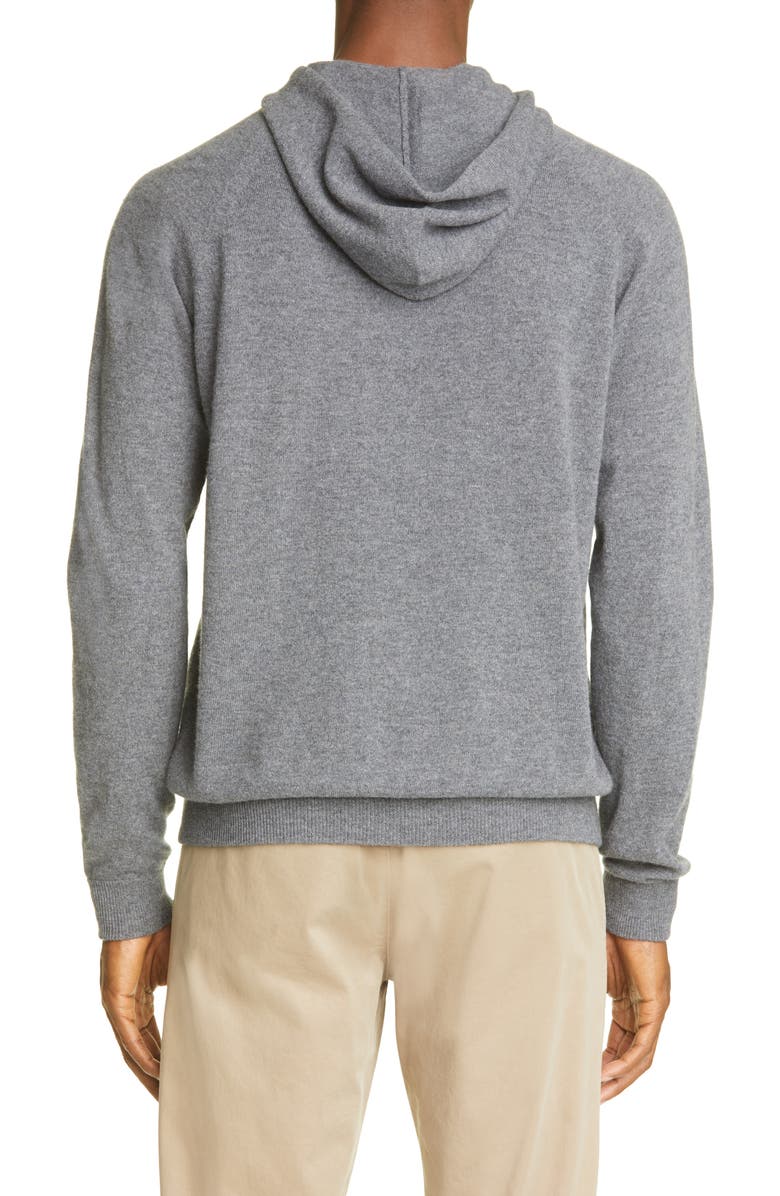 Eleventy Men's Wool & Cashmere Hoodie, Alternate, color, 
