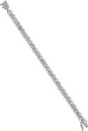 Nadri Mosaic Cubic Zirconia Line Bracelet