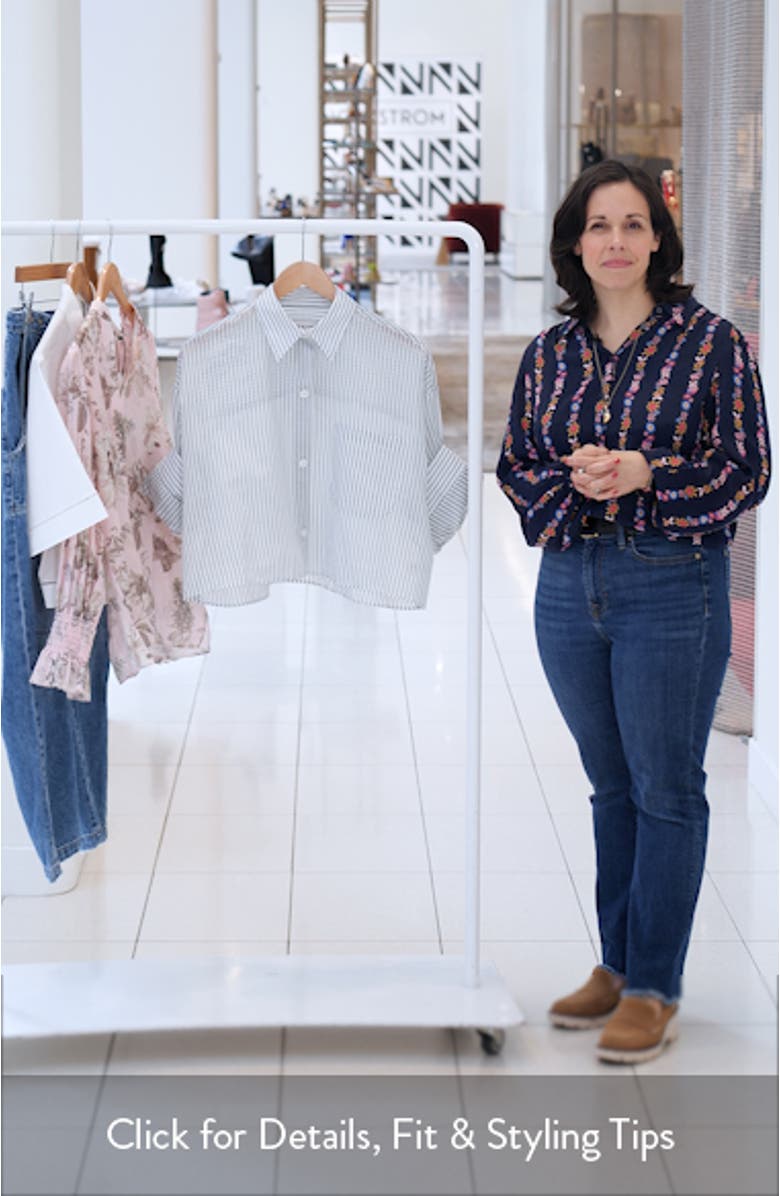 Next Ex Crop Button-Up Shirt, sales video thumbnail