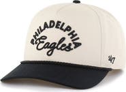 '47 Women's '47 Natural Philadelphia Eagles Rope Script Hitch Adjustable Hat