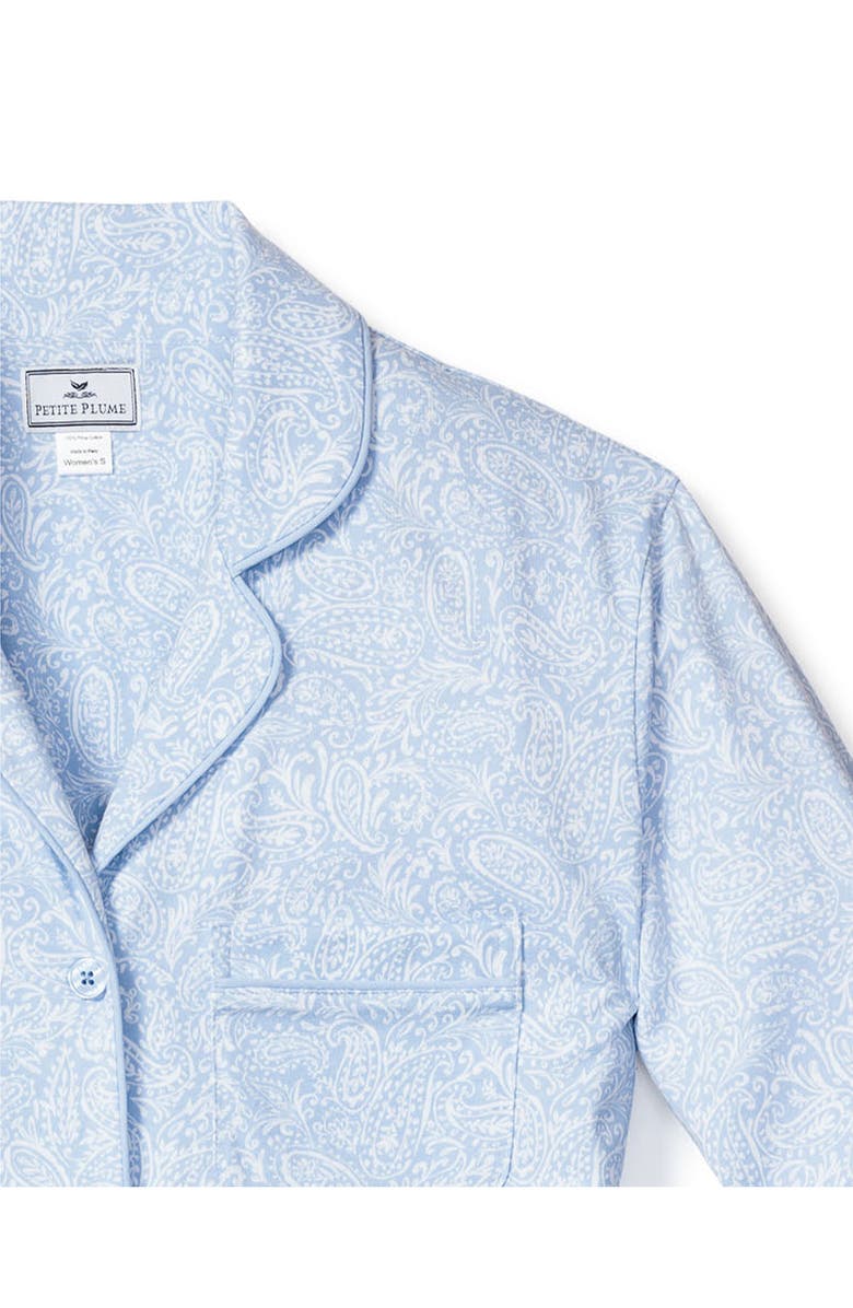 Petite Plume Periwinkle Paisley Pajamas, Alternate, color,