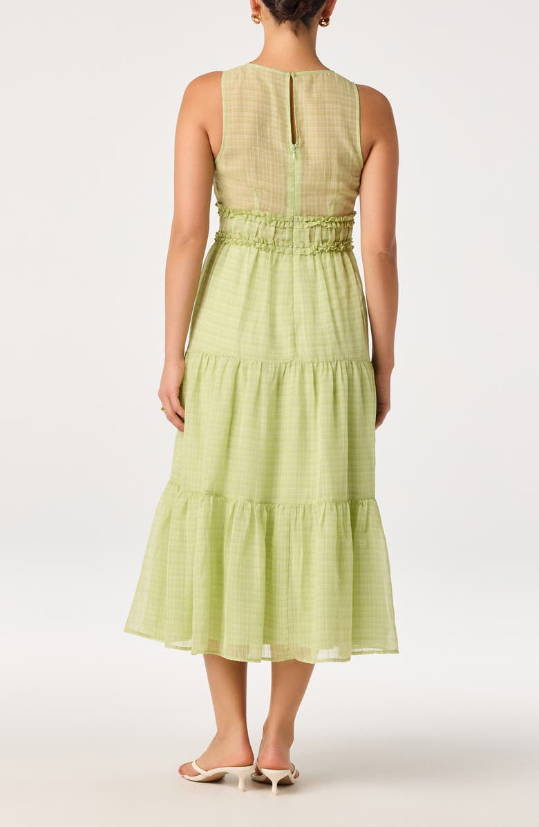 ASTR the Label Adrianne Tiered Dress, Alternate, color, Green