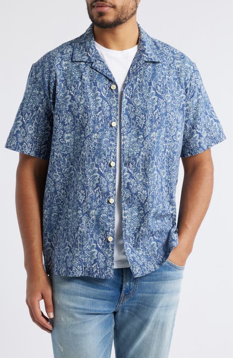 Linen & Cotton Camp Shirt