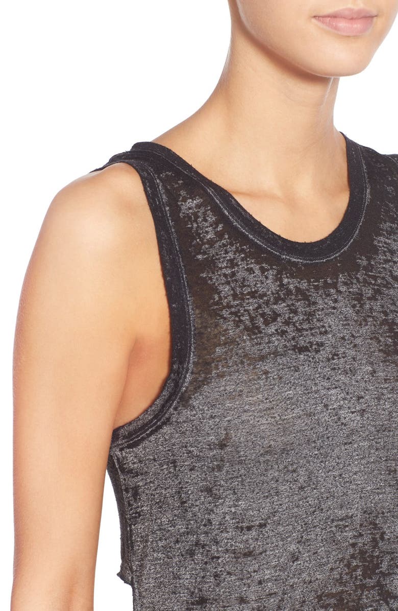 Treasure & Bond Treasure&Bond Cutout Detail Burnout Tank, Alternate, color, 