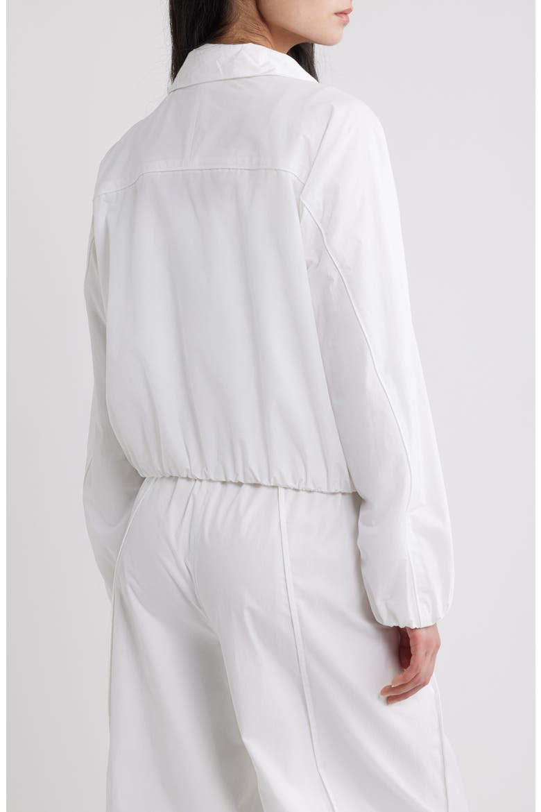 Cotton Blend Soft Shell Jacket, Alternate, color, WHITE