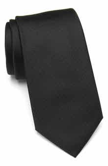 Calvin Klein Silver Spun Solid Tie